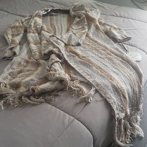 Open Cardigan Sweater